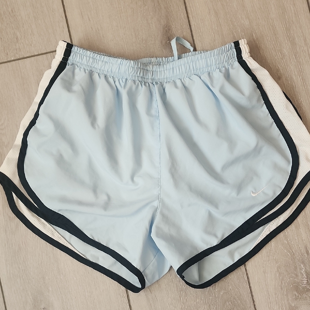 Nike Women's Sky Blue Athletic Shorts
